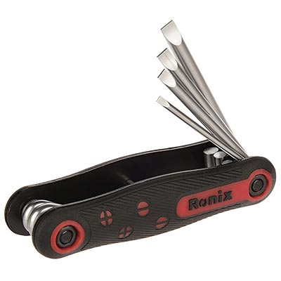 مجموعه 8 عددی پیچ گوشتی تاشو رونیکس مدل RH-2900