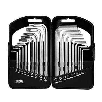 مجموعه 18 عددی آچار آلن و ستاره ای رونیکس مدل RH-2051