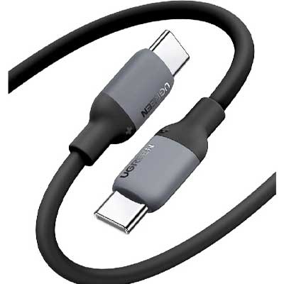 کابل شارژ سریع دو سر تایپ‌سی 60 وات یک متری یوگرین US563 15279