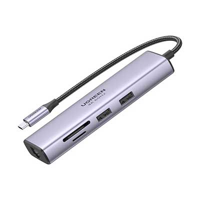 هاب USB-C یوگرین 7 پورت مدل  60515