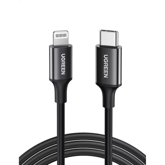 کابل تبدیل Lightning به USB-C یوگرین مدل 60751 طول 1 متر