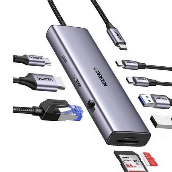 هاب USB-C یوگرین 9 پورت مدل  15375
