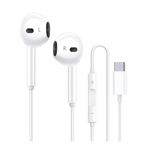 هندزفری سیمی اپل USB-C با طراحی ارگونومیک