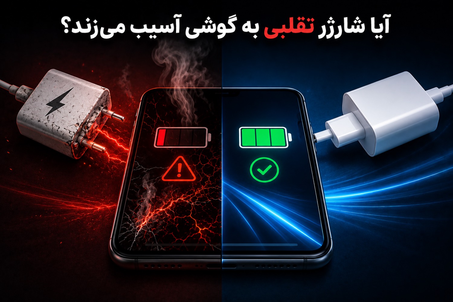 استفاده از شارژر تقلبی چه بلایی سر گوشی می‌آورد؟