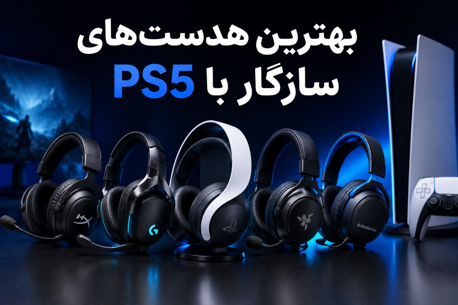 بهترین هدست‌های سازگار با PS5؛ معرفی ۵ هدست برتر پلی استیشن 5